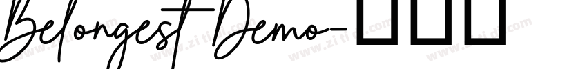Belongest Demo字体转换